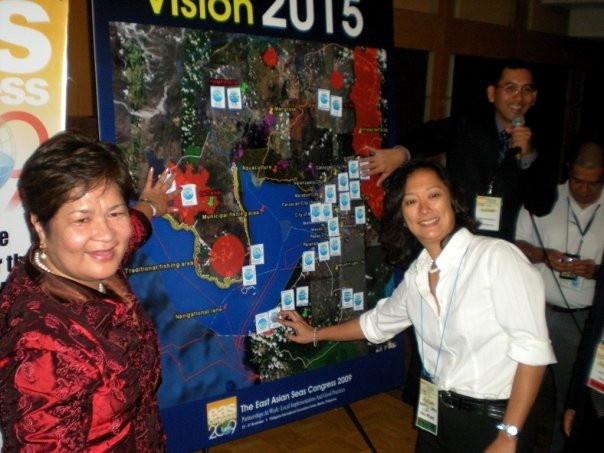 Marixi Carlos, President of the Cavite CSR Council and Exchange Properties Resources Corporation/Caylabne Bay Resort, signifies commitment to preserving the ecology of Manila Bay