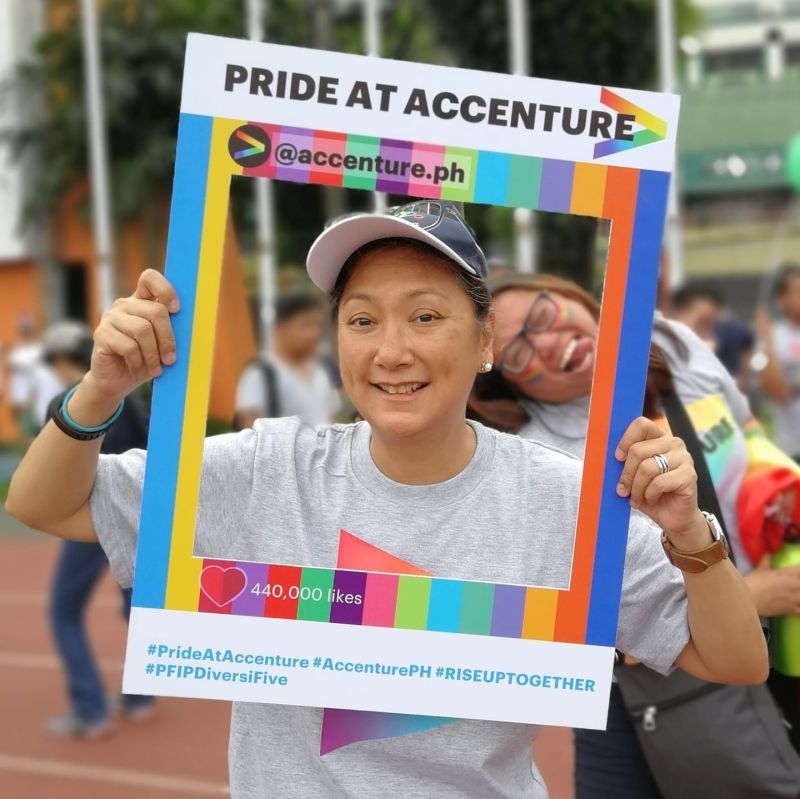 Marixi Carlos for Accenture Pride Inclusion and Belonging